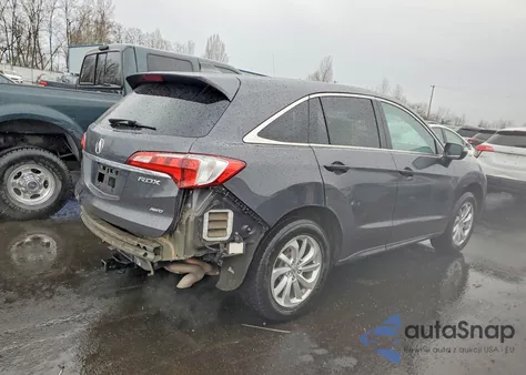 2016 Acura Rdx Technology z USA, uszkodzony, nr VIN 5J8TB4H50GL017082